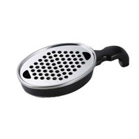 下村企販 おろし金 おろし名人すべらん ステンレス製 日本製 ブラック 278976 1個（直送品）