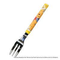 ヤクセル フォーク 13cm プーさん 子供用 ステンレス プラスチック 日本製 357457 1個（直送品）