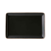 丸利玉樹利喜蔵商店 プレート 21.5cm レクタングルプレート エッジライン 陶器