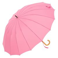 スギハラ 550mm手開き テフロン加工 無地 ピンク 4947272393149 1セット(1個×6)