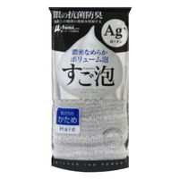 ボディタオル すご泡銀抗菌ナイロンタオル かため 泡立ち 337050 1個 東和産業（取寄品）