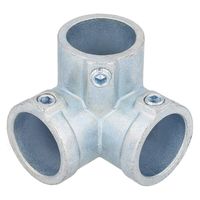 大里 ユニクロ パイプクランパー 3方面 ID-601 1セット(10個)（直送品）