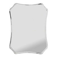 パラデック ミラー 2WAY スタンドミラー 壁掛け 長方形 ウォールミラー 卓上 鏡 かがみ ノンフレーム 化粧鏡 330725 1個（直送品）