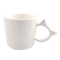 大西賢製販 洗面コップ ネコ 白猫 286503 1個（直送品）