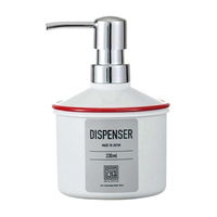 素地のナカジマ ディスペンサー 330ml URBAN MODERN 泡タイプ 詰め替え容器 レッド 292101 1個（直送品）