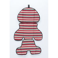 川住製作所 川住 KW-102RC リアチャイルドクッションBKRボーダー 4986012204154 1枚（直送品）