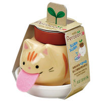 聖新陶芸 聖新 GD-94903ペロポンキャッツ 茶トラ ミント　1個（直送品）