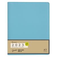 マルマン 【2023年4月版】ジウリス 月間ダイアリー A5 20穴 月曜始まり ブルー FD2904-23-02 1冊（直送品）