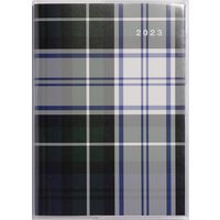 高橋書店 【2023年4月版】クレールインデックス B6 月間 日曜始まり チェック柄