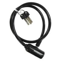 サギサカ 自転車用 ミニディンプルロック 60cm ブラック 43963 1個