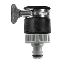 GARDENA 丸形水栓コネクター( 外径15~20 mmのネジ山のない蛇口用) 02907-20 1個（直送品）