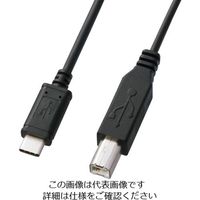エスコ 1.0m USBケーブル(CBタイプ) EA764AC-36A 1セット(2個)（直送品）