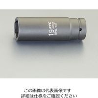 エスコ 1/2”DRx13mm ディープインパクトソケット(ピン・リング付) EA164KE-413 1セット(3個)（直送品）