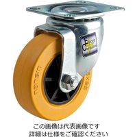 エスコ 65mm キャスター(自在金具付・静電防止) EA986PT-612 1セット(5個)（直送品）