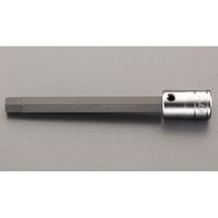 エスコ 3/8”DR/7/16”x128mm [HEX]ビットソケット EA618PW-309 1セット(3本)（直送品）