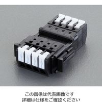 エスコ 3極[DC300V/10A] スクリューレス端子台 EA940DM-103A 1セット(3個)（直送品）