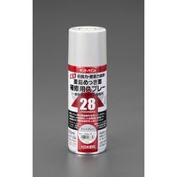 エスコ 300ml 亜鉛メッキ補修用錆止めスプレー(ライトグレー) EA942EE-24 1セット(4個)（直送品）