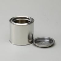 エスコ 200cc 塗料缶(スチール製/9個) EA508TM-3 1セット(36個:9個×4袋)（直送品）