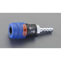 エスコ 10mm タケノコ型ソケット(残圧抜き機構) EA140VC-10 1セット(5個)（直送品）