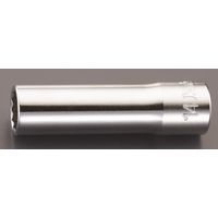 エスコ 1/2”DRx14mm ディープソケット EA618CF-14 1セット(3個)（直送品）