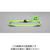 エスコ 25mmx2.0m 荷締ストラップ(緑) EA982BA-132 1セット(10個)（直送品）