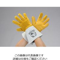 エスコ [M] 手袋(溶接用・牛革) EA353AT-26 1双（直送品）