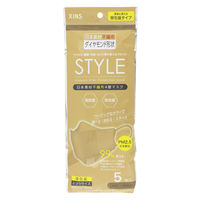 全国送料無料の通販 カフェラテ STYLEマスク シンズ（xins） ふつう 1ケース 個包装 シーツ・カバー