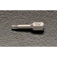 エスコ T5 x25mm [Torx]ドライバービット(TORSION) EA611AD-5 1セット(20本)（直送品）