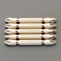 エスコ #1x#2x65mm ドライバービット(5本組) EA683SN-6 1セット(50本:5本×10パック)（直送品）