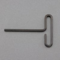 エスコ 7/64”x 76mm [Hexagon]T型レンチ EA573FD-103 1セット(20個:1個×20本)（直送品）