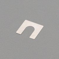 エスコ 43x 43x1.0mm ベース用シム(スチール製) EA440XC-1 1セット(10枚)（直送品）