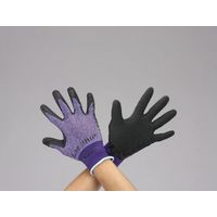エスコ [S] 手袋(薄手・ナイロン、ポリエステル・天然ゴムコート) EA354GD-1 1セット(20双)（直送品）