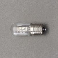 エスコ AC100V/0.5W/E17 LEDナツメ電球(電球色) EA758ZM-16 1セット(10個)（直送品）