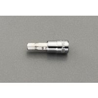 エスコ 1/4”DR/5.0x37mm [INHEX]ビットソケット EA687AM-105 1セット(30個)（直送品）