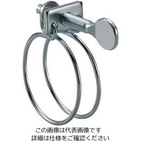 エスコ 16ー 19mm 手締めホースクランプ(ダブルワイヤー/10個) EA463AP-119 1セット(100個:10個×10袋)（直送品）