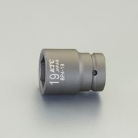 エスコ 1/2”DRx15mm インパクトソケット(ピン・リング付) EA164KE-15 1セット(5個)（直送品）