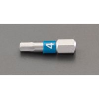 エスコ 4.0x25mm [Hexagon]ドライバービット(ステンレス製) EA611BJ-15A 1セット(10個)（直送品）