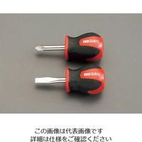 エスコ [+ ー] スタビードライバーセット(ステンレス製) EA557DT-10 1セット(5セット)（直送品）