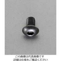 エスコ M 3x 8mm六角穴付ボタンボルト(ステンレス/黒色/4本) EA949MS-308 1セット(120本:4本×30セット)（直送品）
