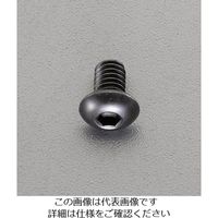 エスコ M 4x15mm六角穴付ボタンボルト(ステンレス/黒色/4本) EA949MS-415 1セット(120本:4本×30セット)（直送品）
