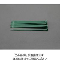 エスコ 200x4.3mm 結束バンド(緑/20本) EA475FE-202 1セット(400本:20本×20袋)（直送品）