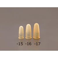 エスコ [小] 厚口指サック(10個) EA765MX-15 1セット(100個:10個×10パック)（直送品）