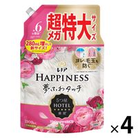 レノアハピネス 夢ふわタッチ 華やかに香るアンティークローズ 詰め替え 超メガ特大 1620mL 1セット（4個） 柔軟剤 P＆G【リニューアル】