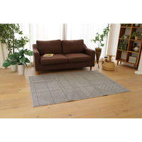 スミノエ 洗える ラグ アトレ 1300×1850mm グレー 4549781280936 1枚（直送品）