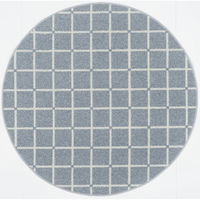 スミノエ HOMERUG カラーライン 洗える ラグ オセロ 1500×1500mm ブルー 4549781290935 1枚（直送品）