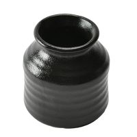 アースモス そば用品 瀬戸黒 そば徳利(中) [4個入] vac-119-08003（直送品）