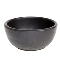 アースモス 丼 耐熱 黒 石目型ビビンバ丼 18cm [2個入] vac-191-01019（直送品）