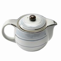 アースモス ティーポット 淡彩ライン ポット [2個入] vac-301-06004（直送品）