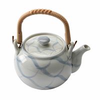 アースモス ティーポット 手描きあみ 土瓶 [1個入] vac-302-06003（直送品）