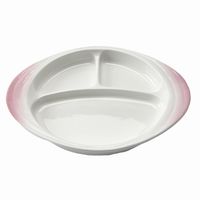アースモス ランチプレート 吹付ピンク ランチプレート [2個入] vac-303-07004（直送品）